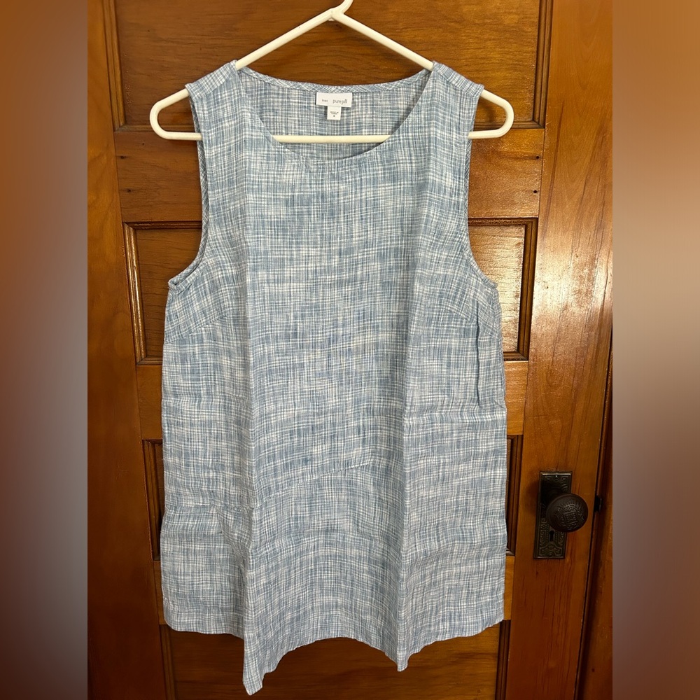 JJill linen tunic tank top